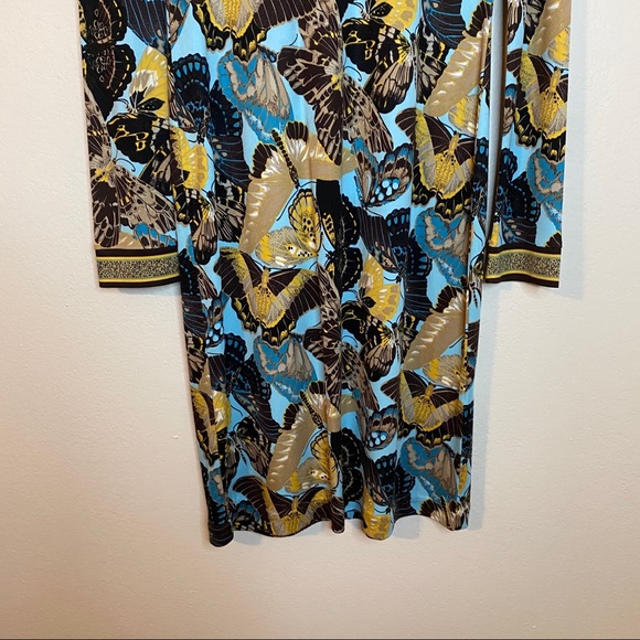 TORY BURCH butterfly Kareema silk shift dress - Picture 4 of 13